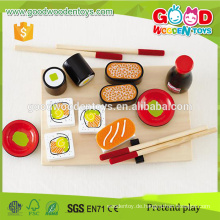 2015 Neue Produkte Kinder DIY Pretend Spiel Spielzeug Set Baby Lernen Sie zu spielen Holz Spielzeug Lebensmittel Set